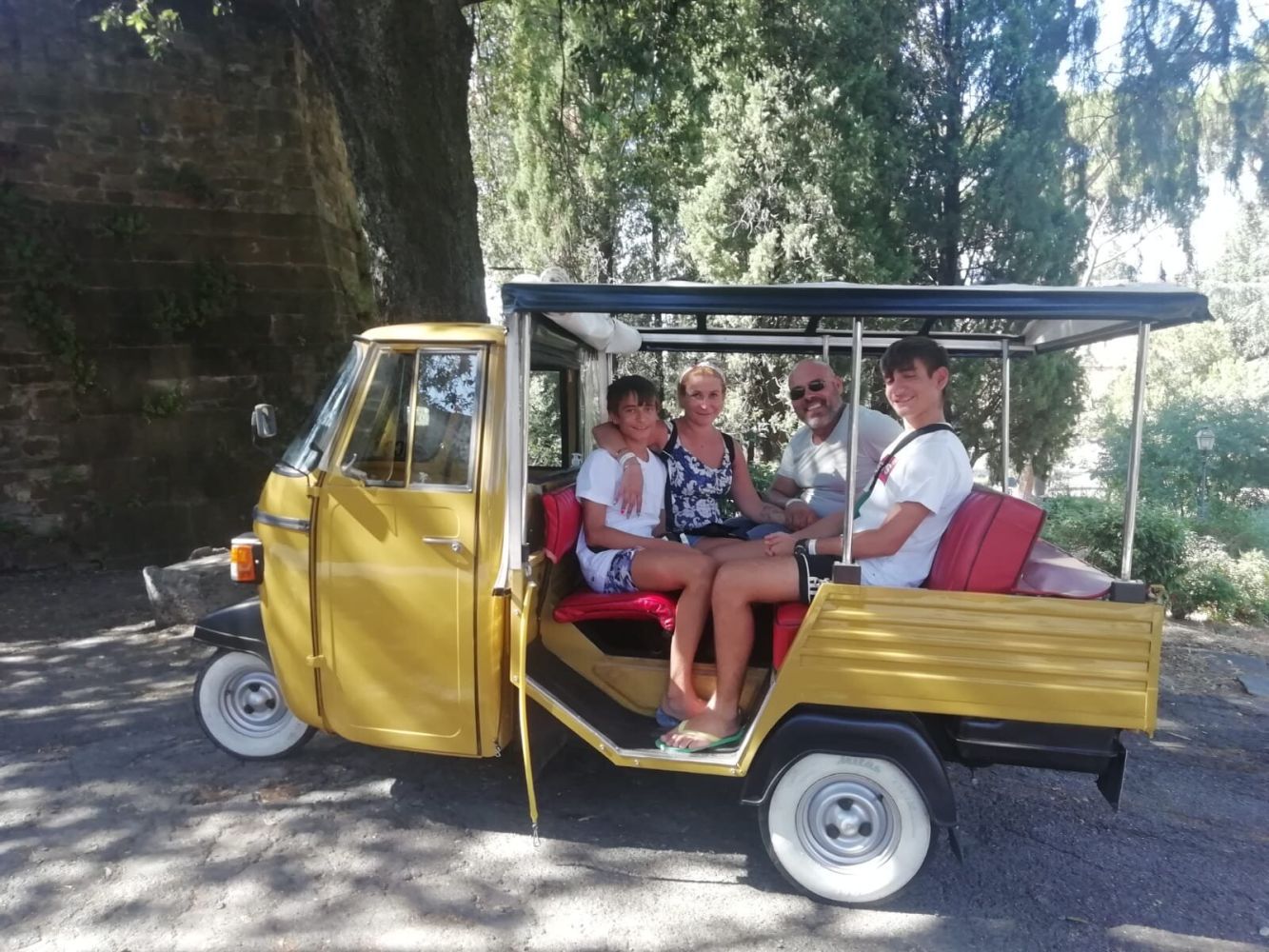Tour en Ape calessino en las colinas de Florencia